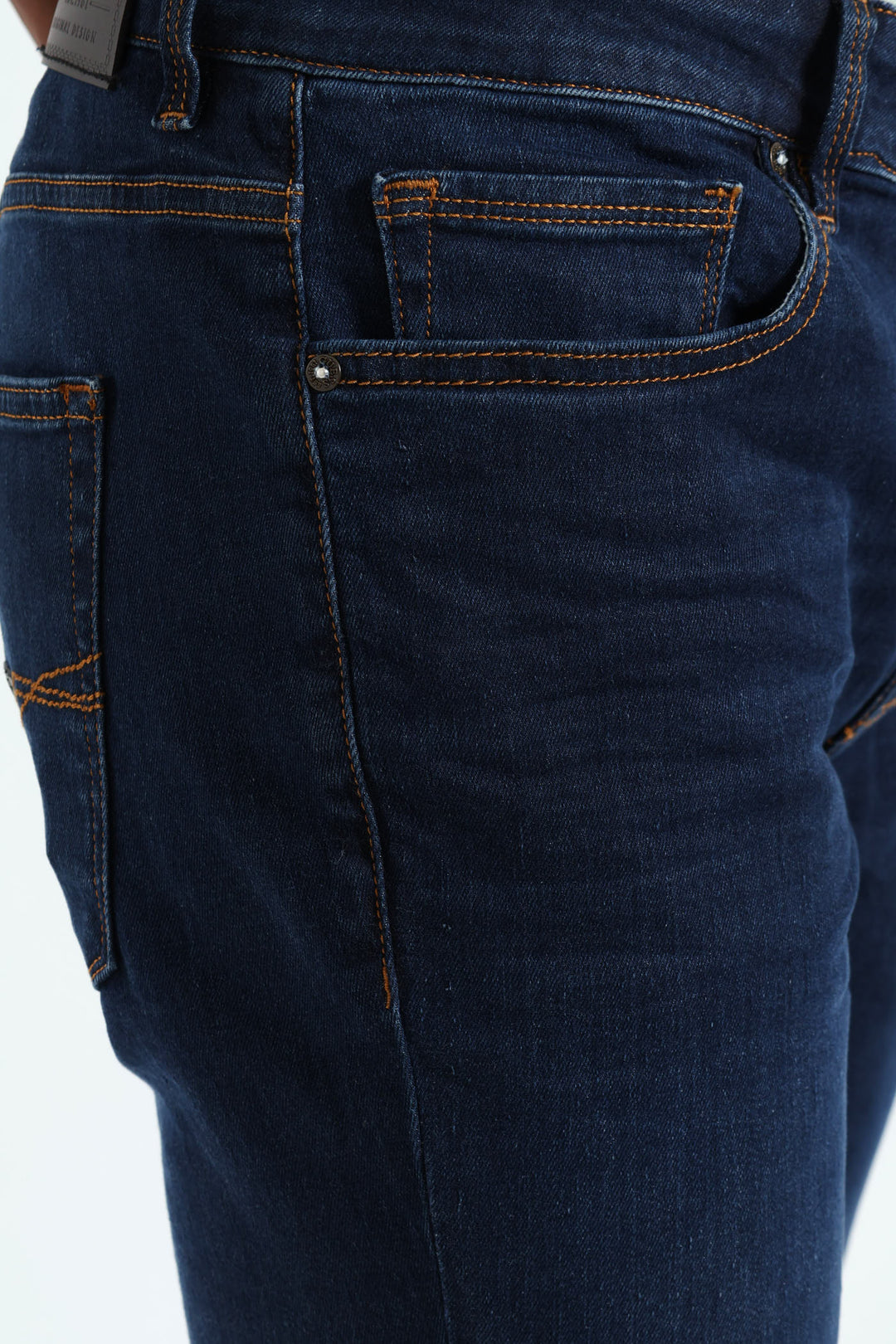 Skinny Leg Denim Jean - Dark Wash Ink