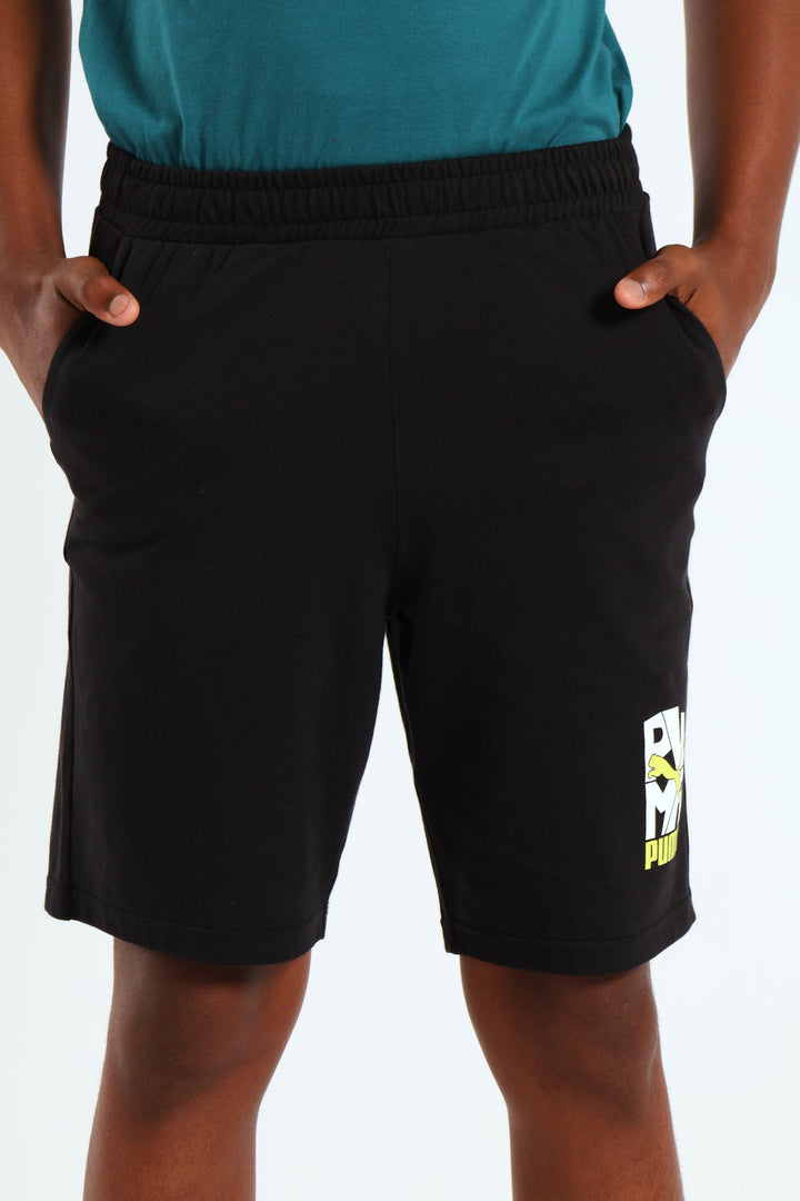 Boys Fleeece Shorts - Black