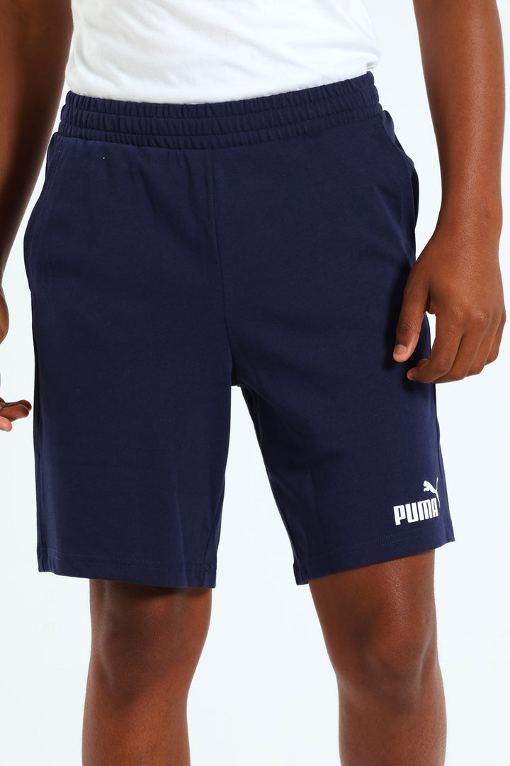 Boys Essential Jersey Shorts - Navy