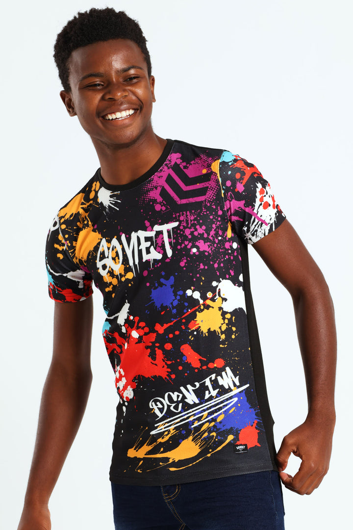 Boys Paint Vibe Tee