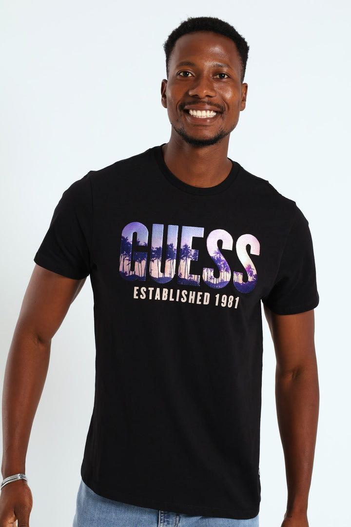 City Of Palms Tee - Black