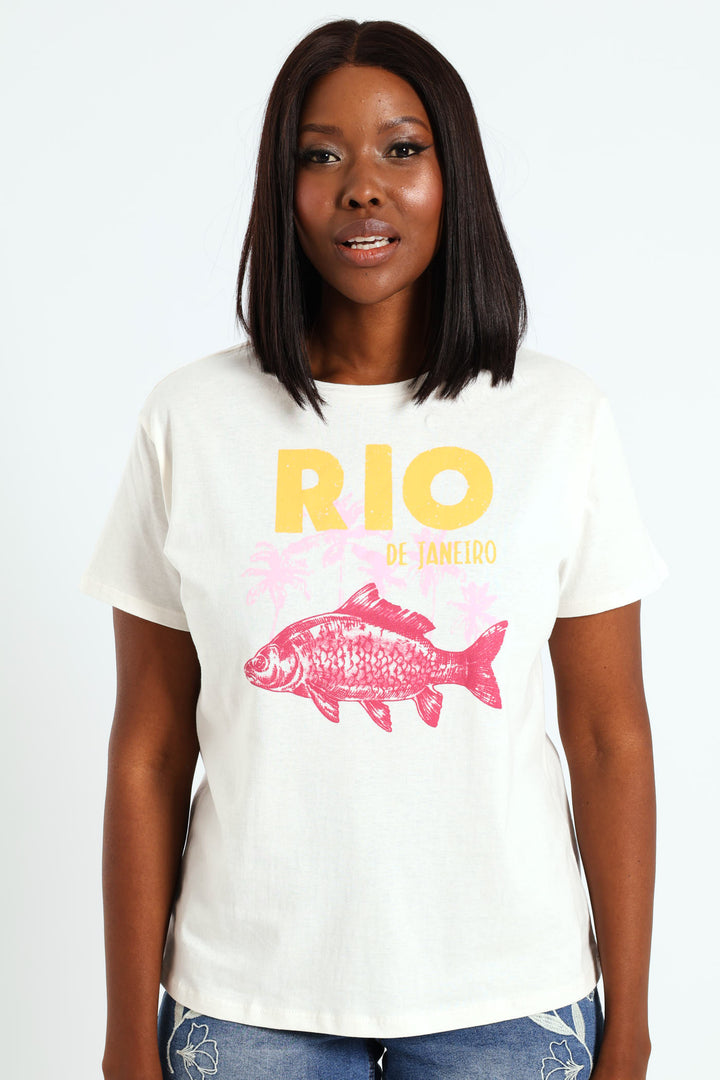 Big Fish Rio Tee - Ivory