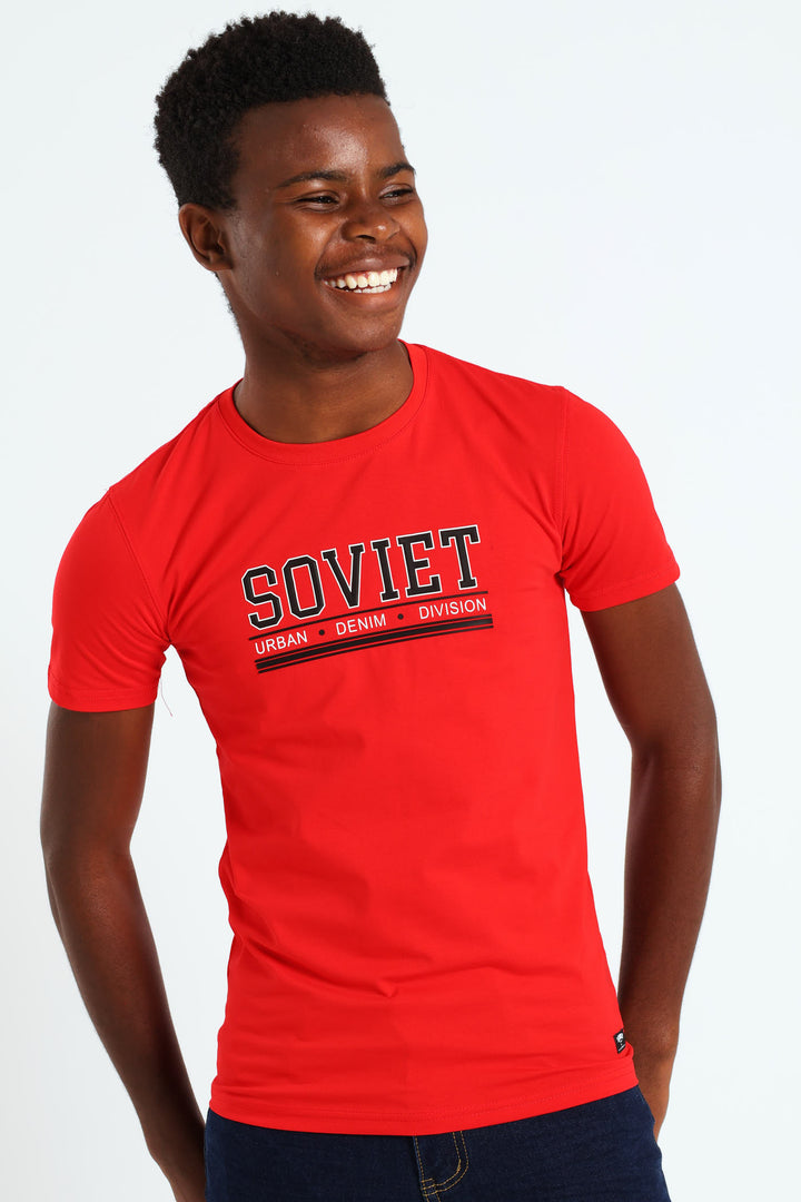 Boys Dash Tee - Red