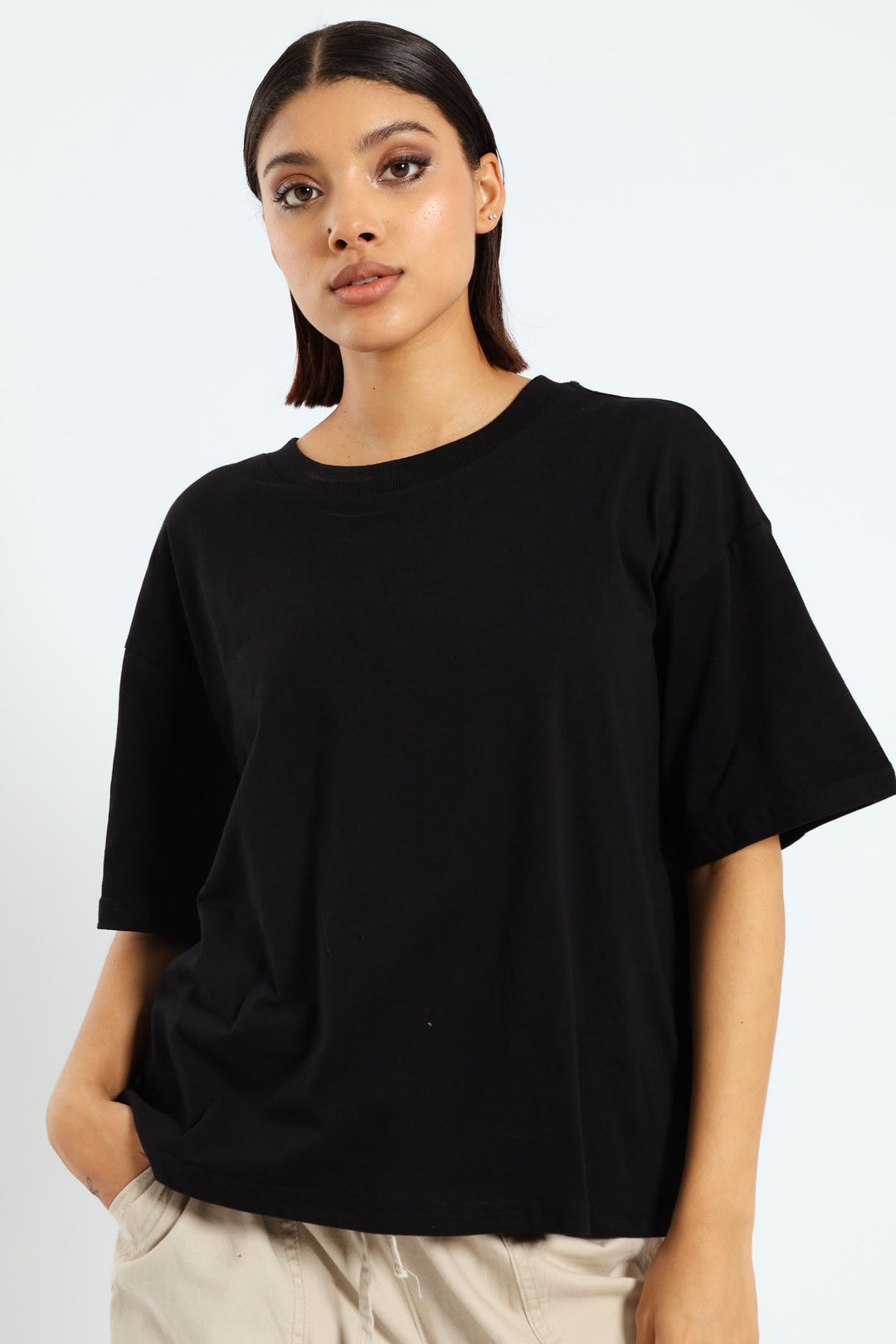 Basic Oversized Tee - Black