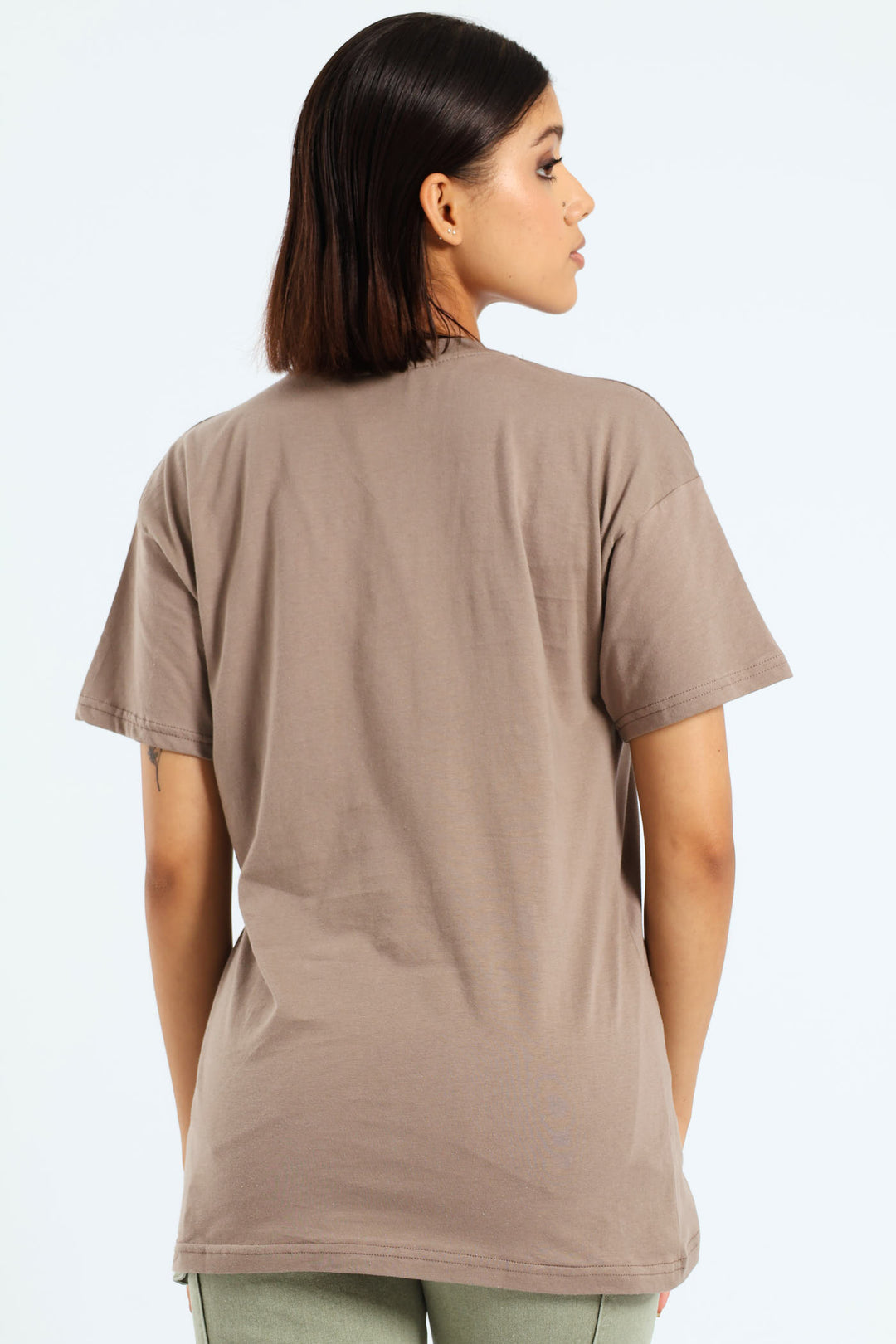 Teddy Oversized Tee - Taupe