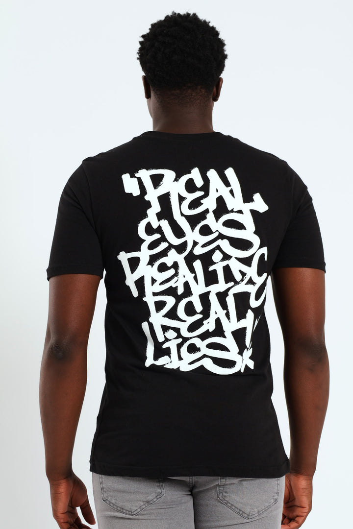 Loyalty Back & Front Tee - Black