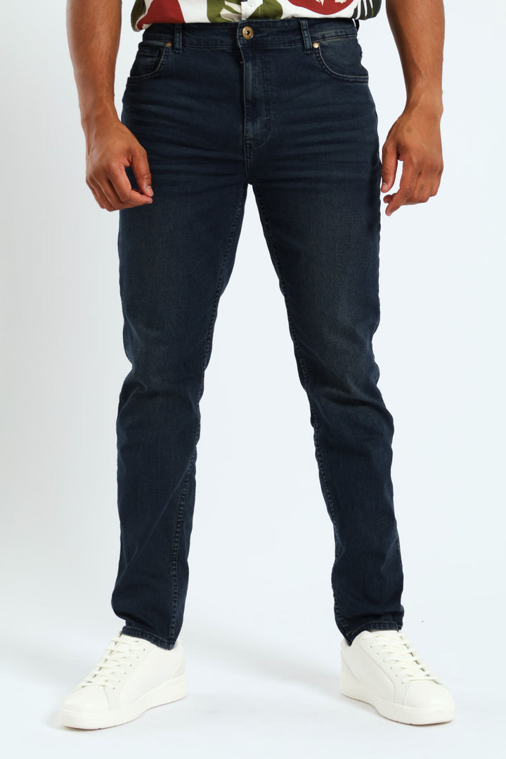 Dark Tint Skinny Denim Jean - Dark Wash