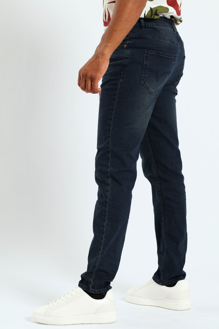 Dark Tint Skinny Denim Jean - Dark Wash