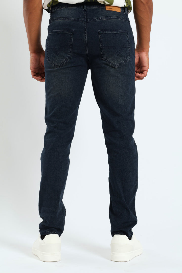 Dark Tint Skinny Denim Jean - Dark Wash