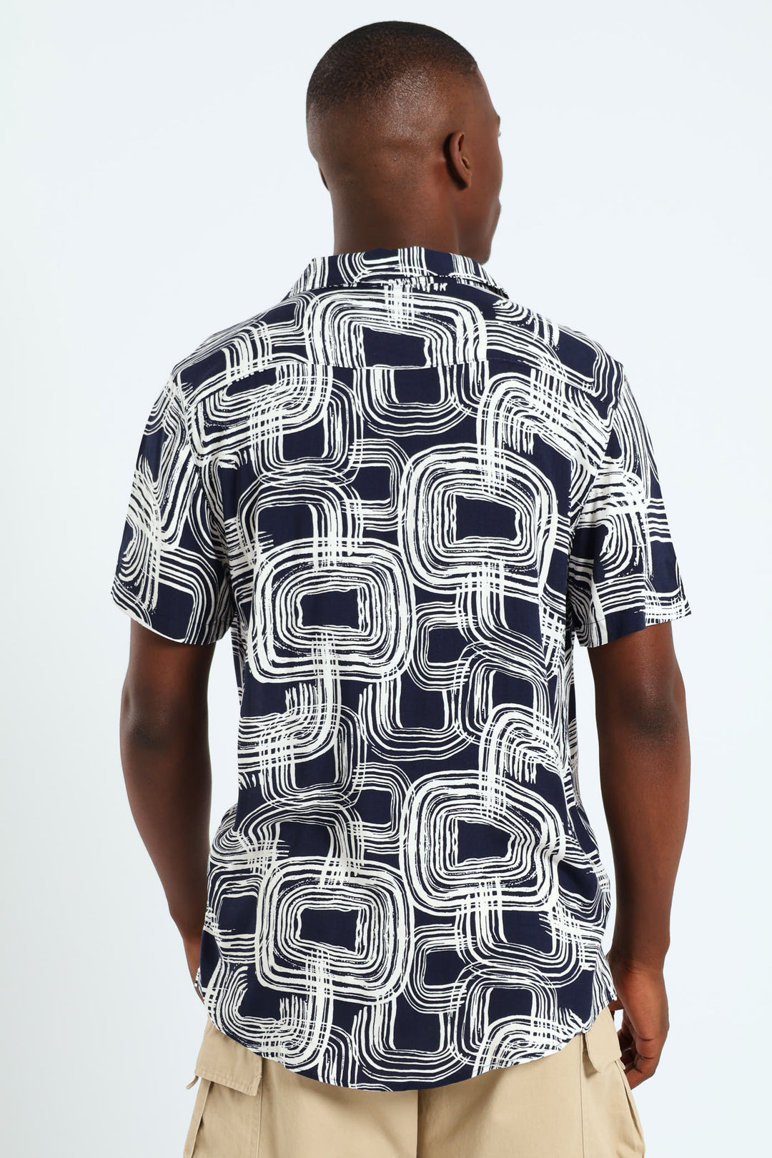 Paint Stroke Shirt - Navy