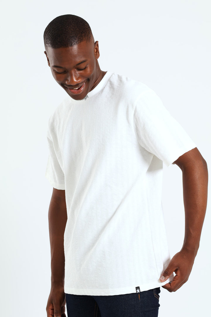 Brooklyn Front & Back Surf Tee - White