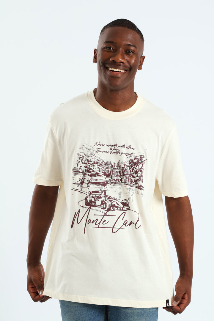 Monte Carlo Tee - Off White