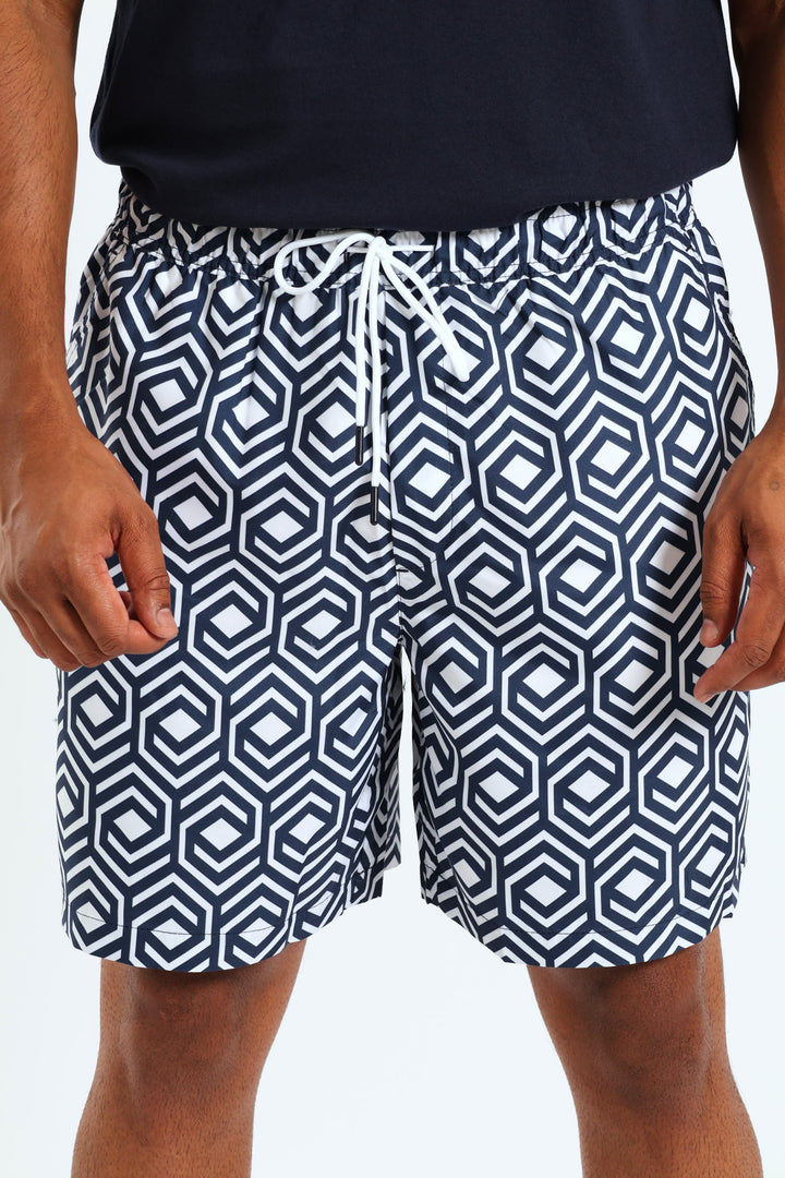 Geo Swimshort - Navy