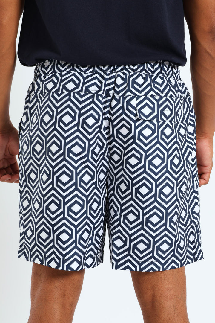 Geo Swimshort - Navy