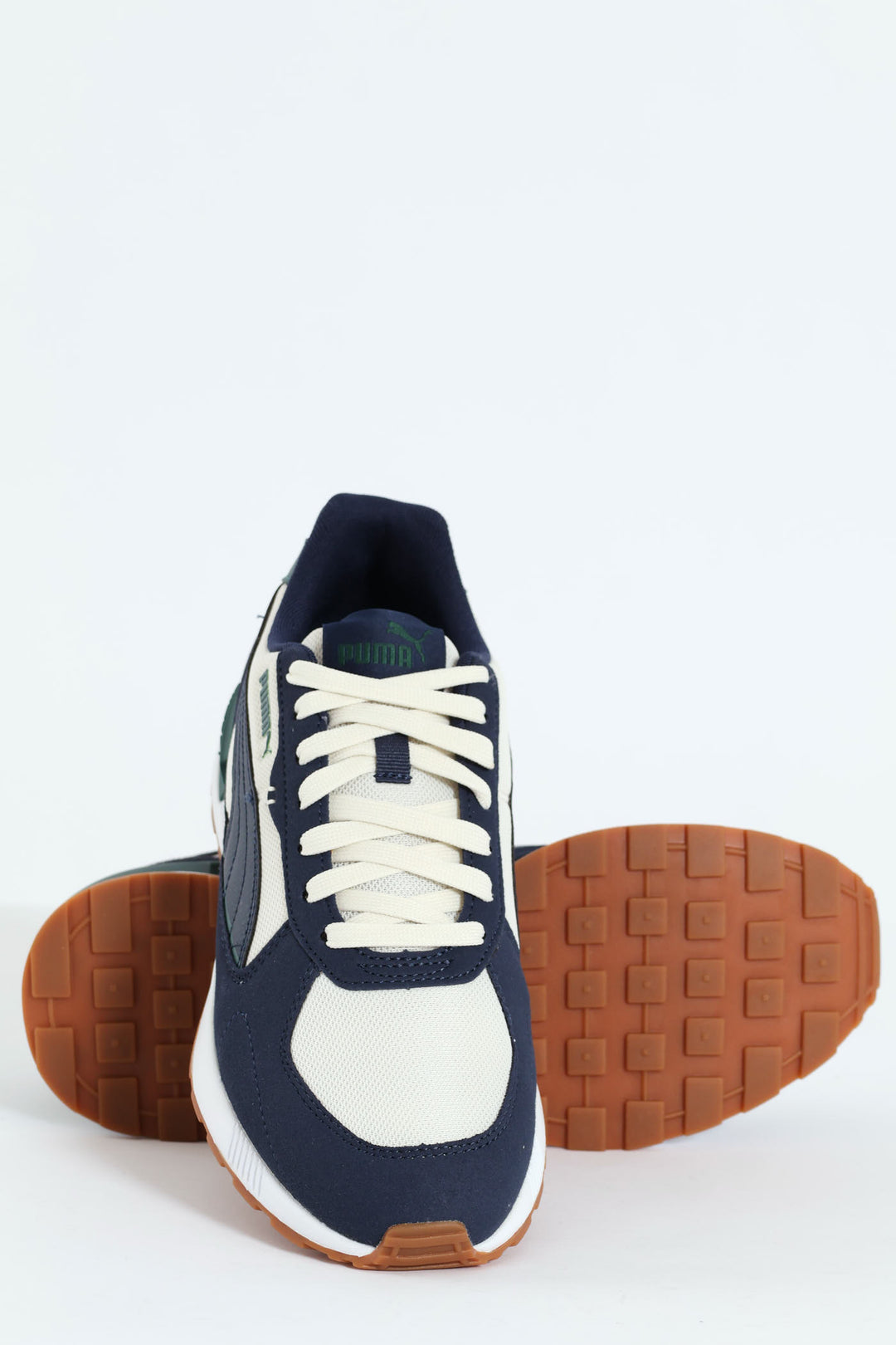 Graviton Clip Detail Closed Toe Lace Up Sneaker - Petrol