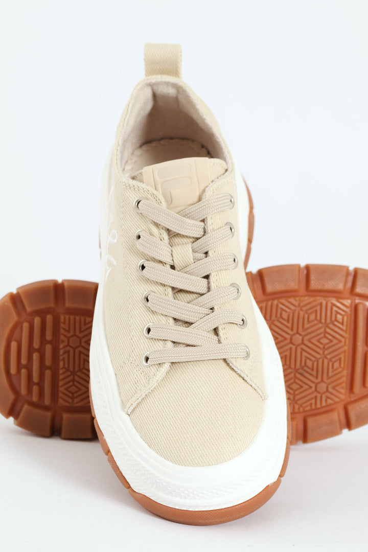 Reese Chunky Sneaker - Beige