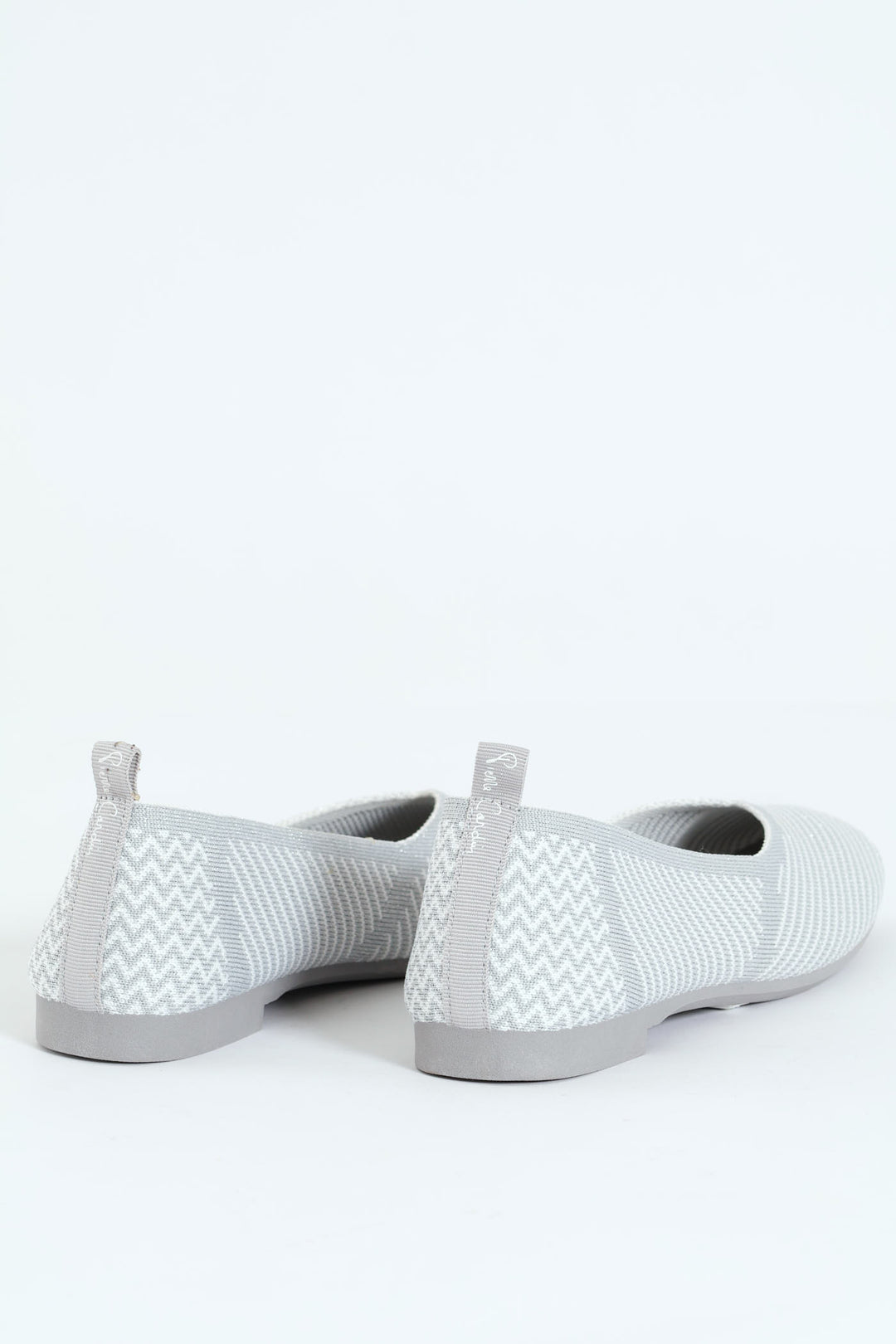 Brigitte 7 Square Toe Knit Pump - Silver