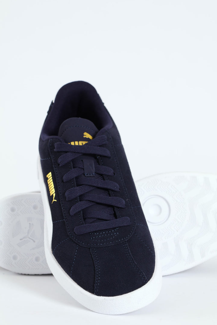 Club Ii Lace Up Sneaker - Navy/White