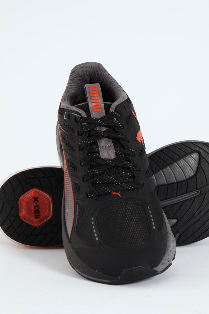 Xcell Lightspeed Active Lace Up Trainer - Black/Red