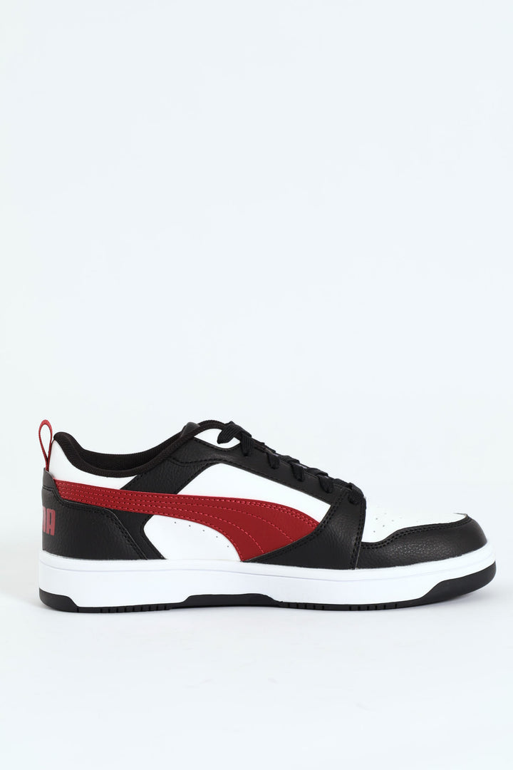 Rebound V6 Lo Chunky Closed Toe Lace Up Sneaker - Black/Red