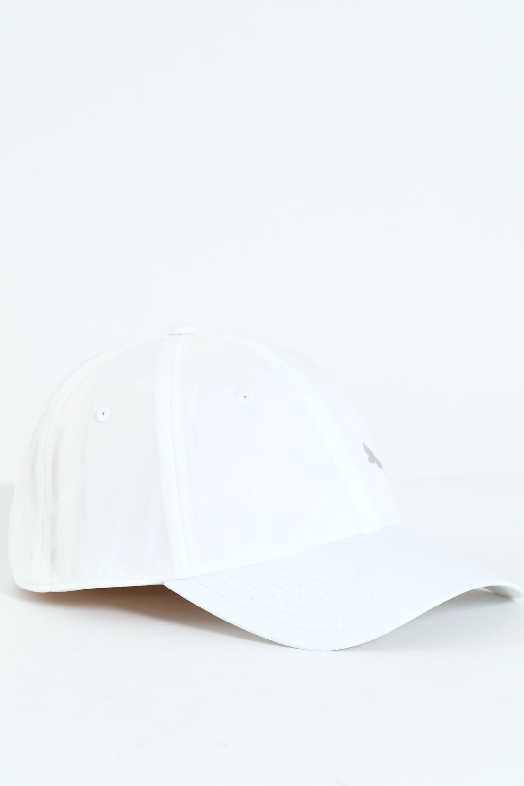 Poly Cotton Cap - White