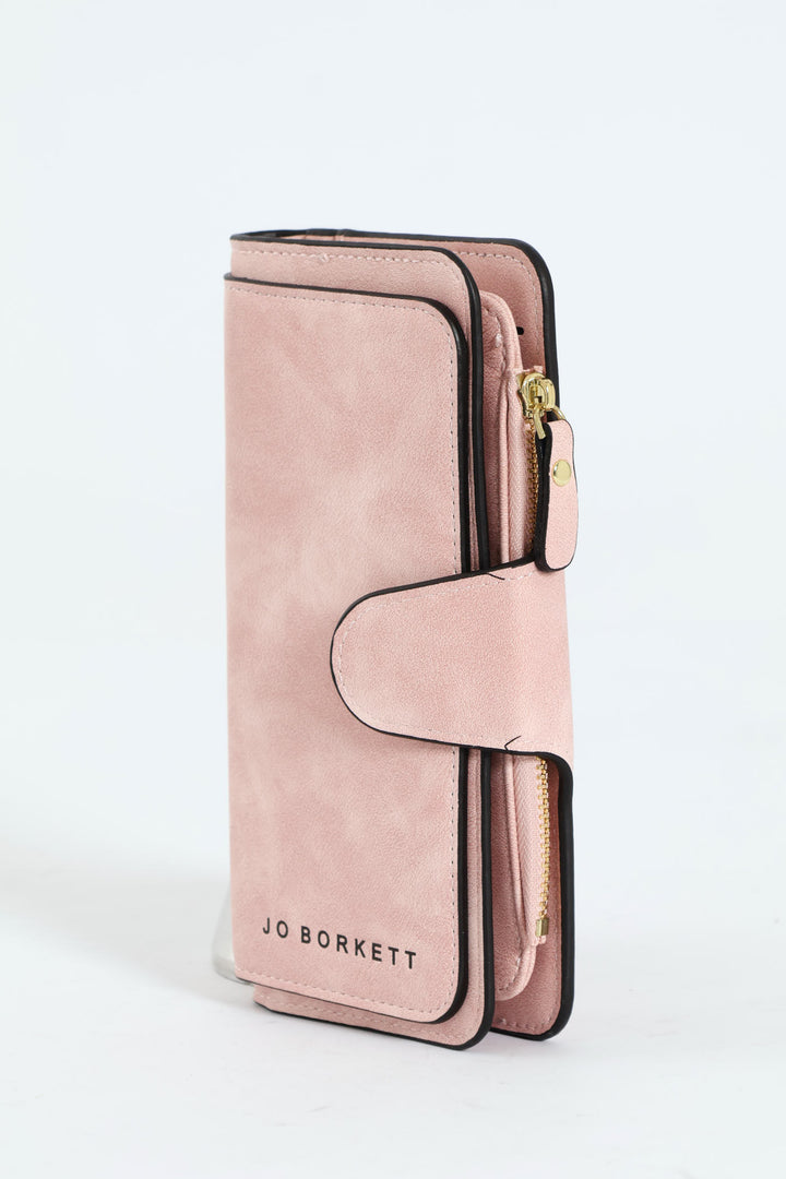 Large Bi Fold Wallet - Pink