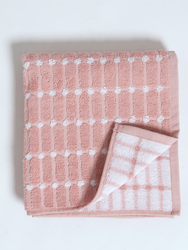 Stitch Stripe Towels - Blush