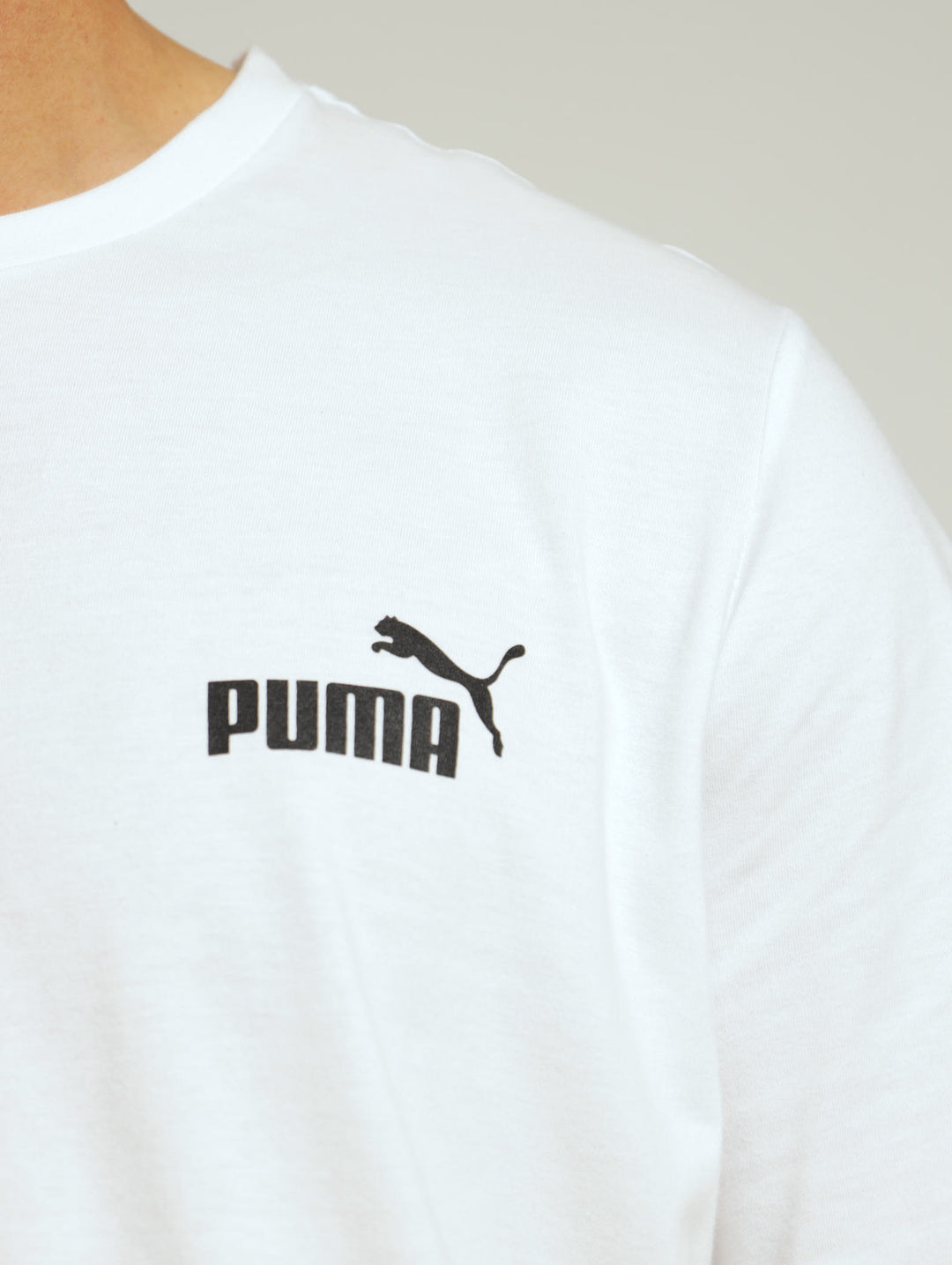 Essentials Small Logo Tee - White