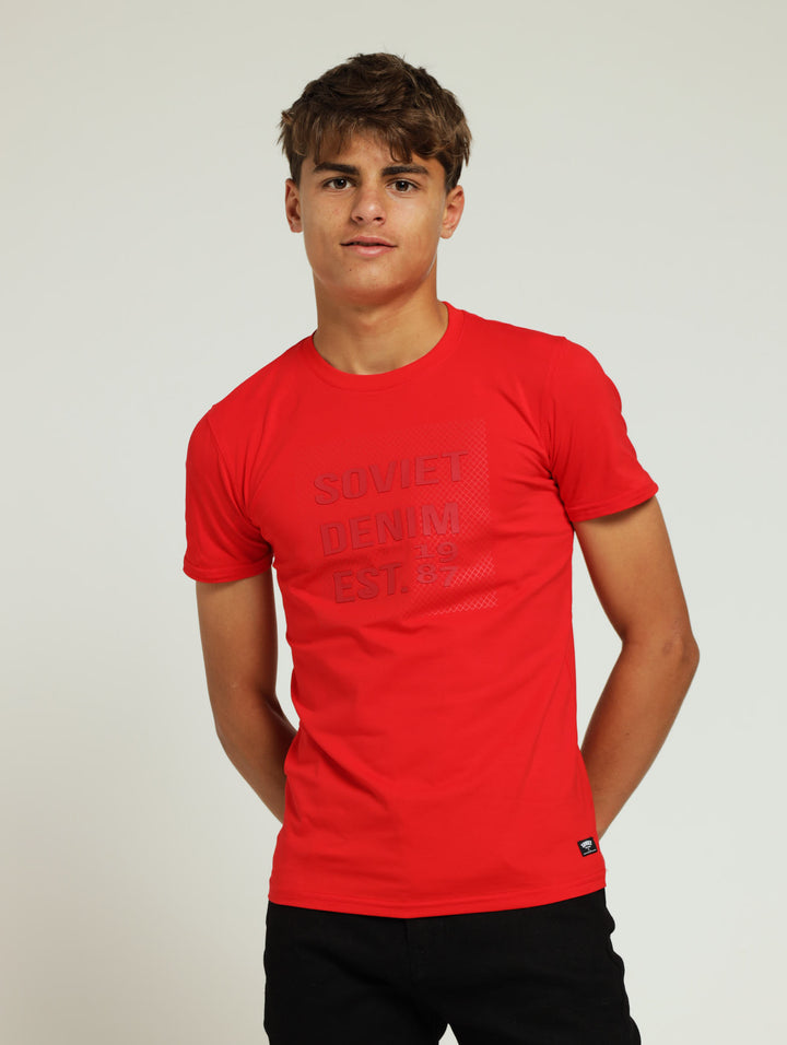 Boys Potent Tee - Red