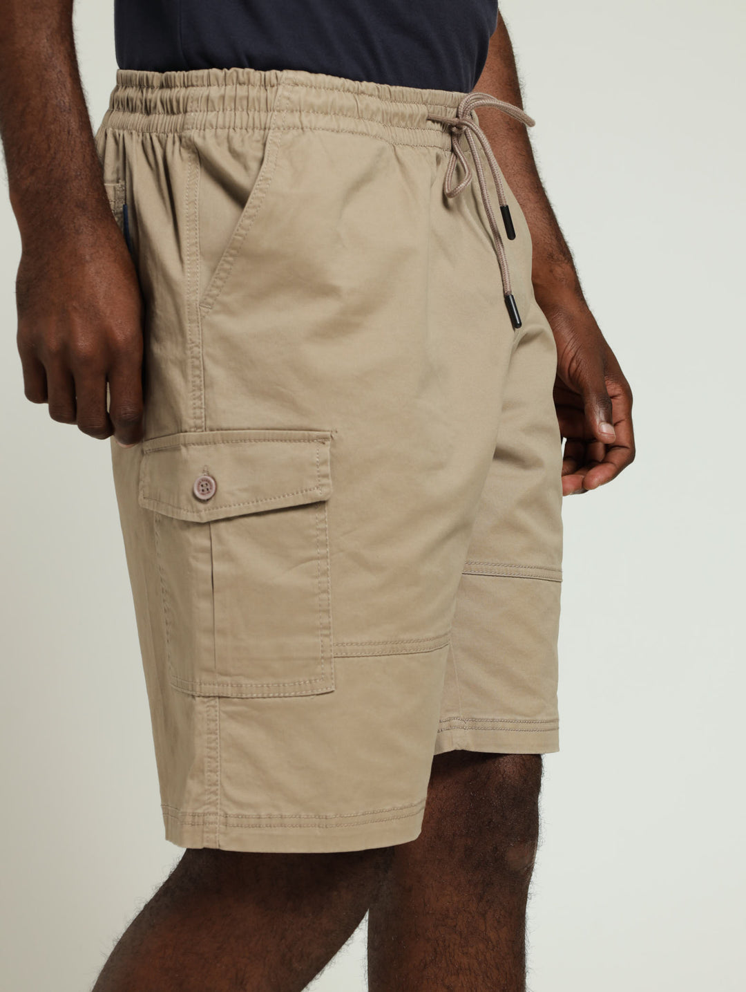 Cargo Pull On Short - Taupe