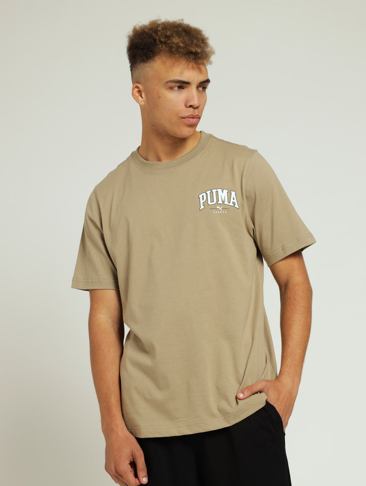 Squad Small Graphic Tee - Taupe