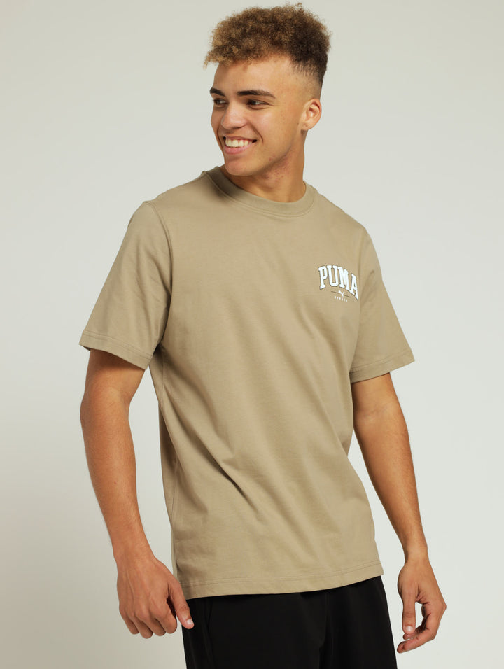 Squad Small Graphic Tee - Taupe