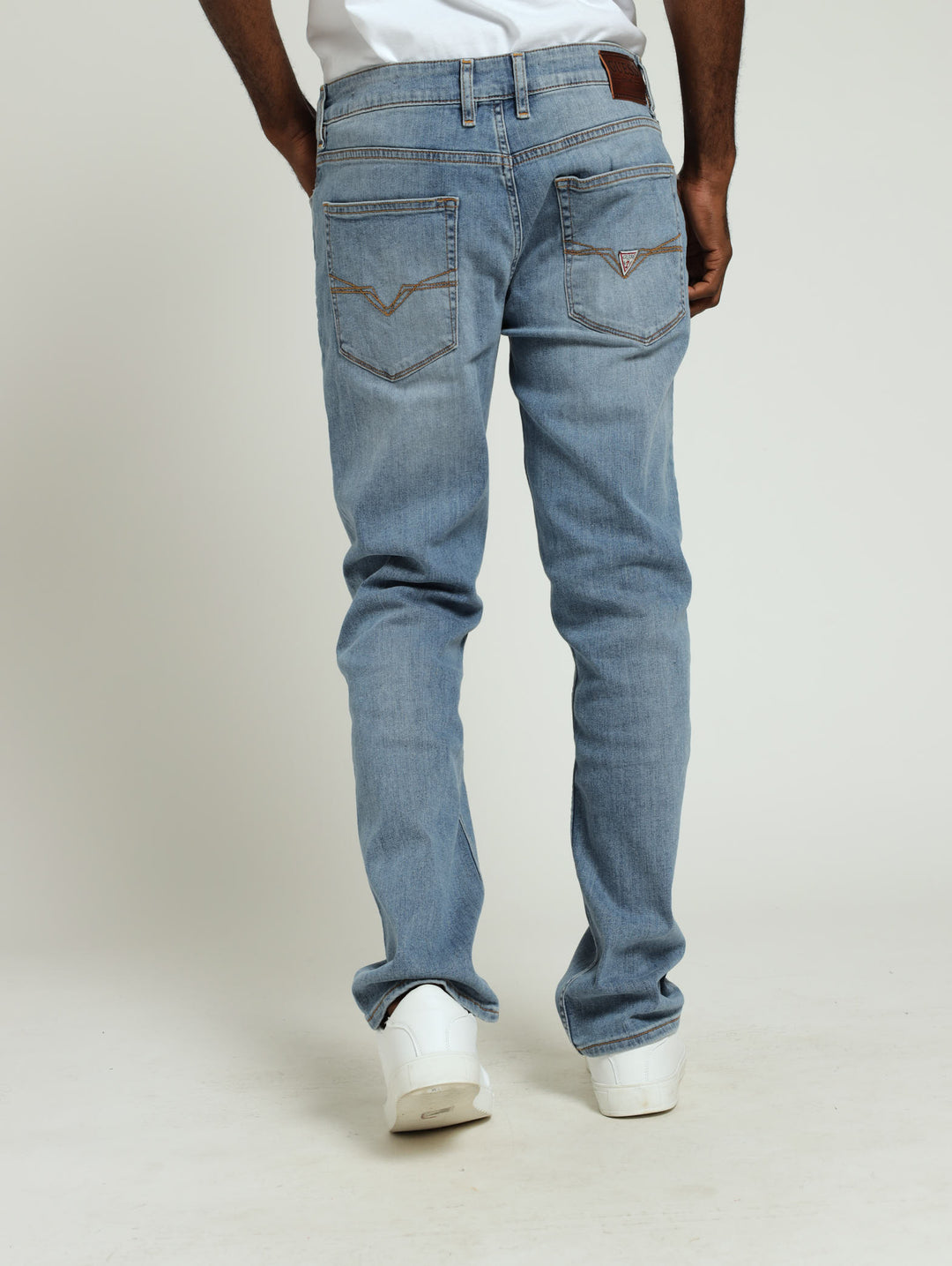 Straight Leg Denim Jean - Light Wash