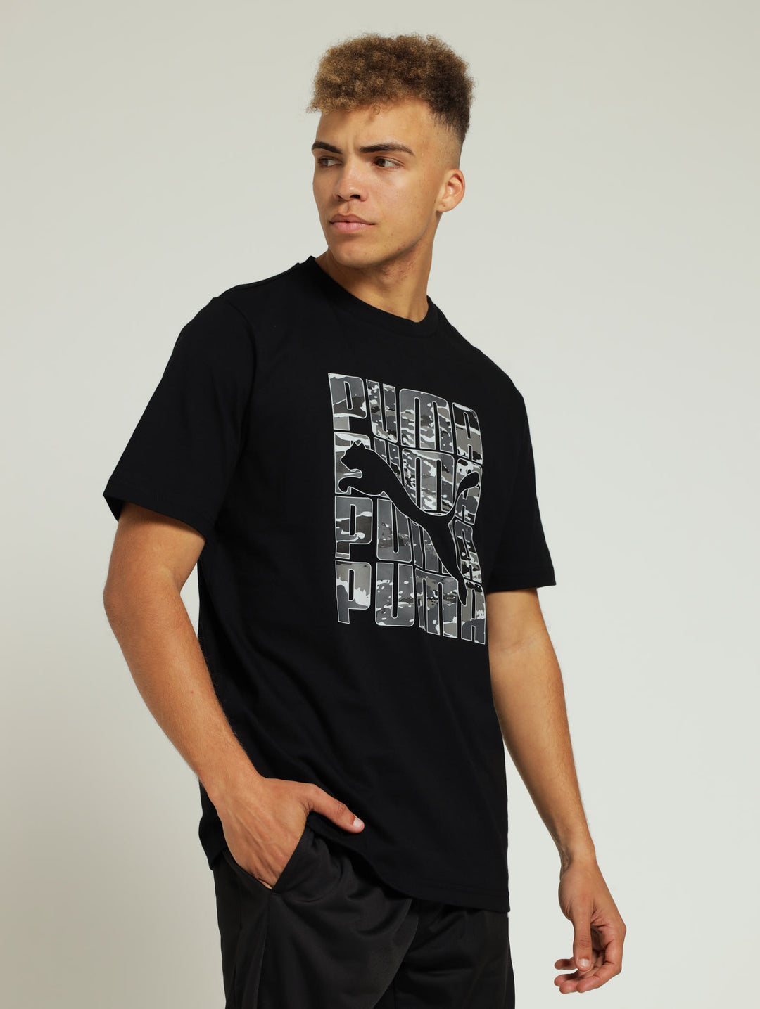 Graphics Camo Tee - Black