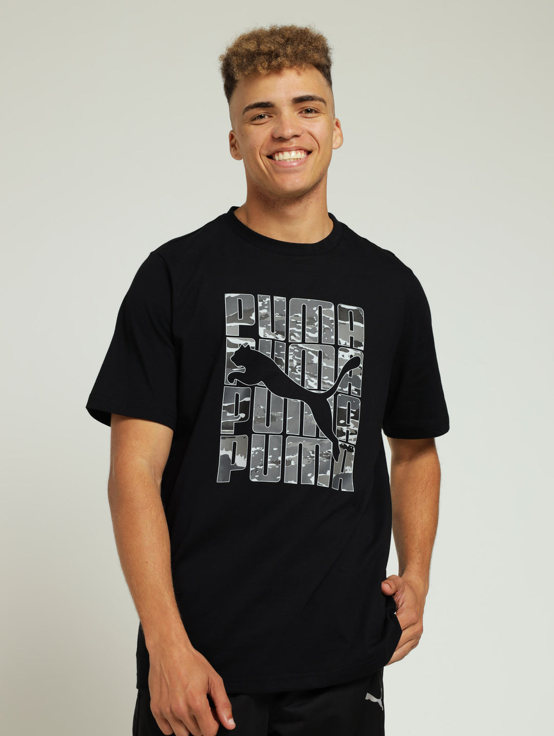 Graphics Camo Tee - Black