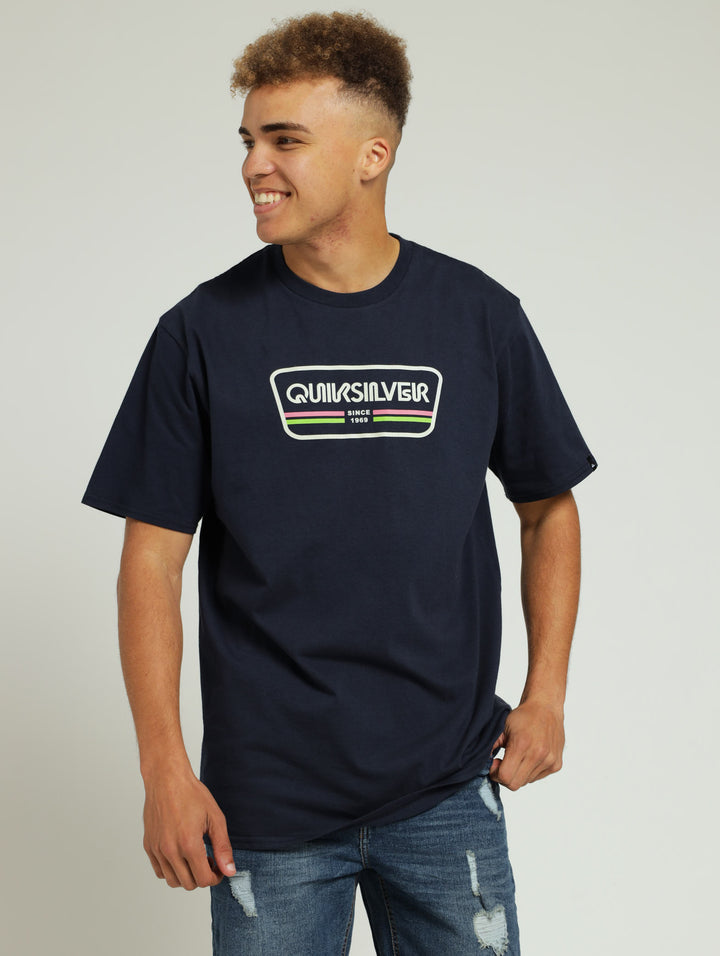 Range Life Front Tee - Navy