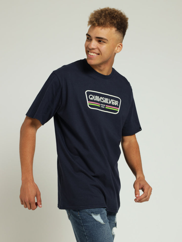 Range Life Front Tee - Navy