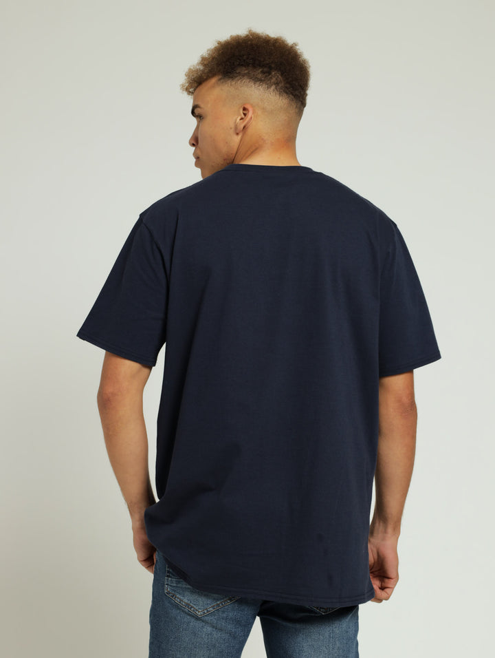 Range Life Front Tee - Navy