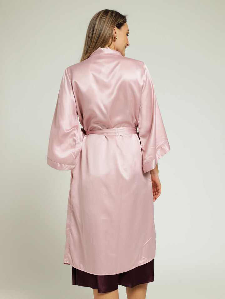 Satin Gown - Pink