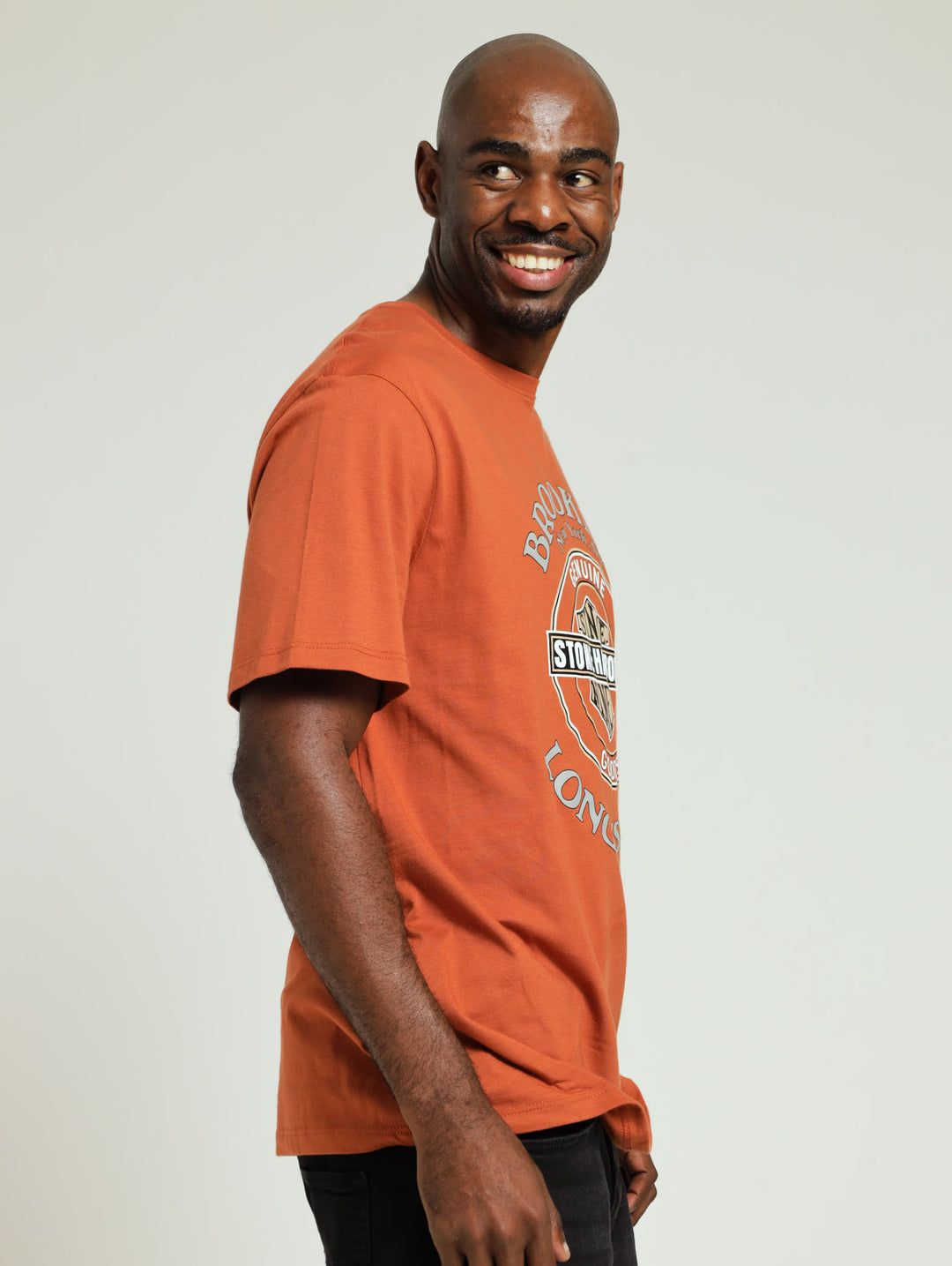 Brooklyn Long Island Tee - Rust