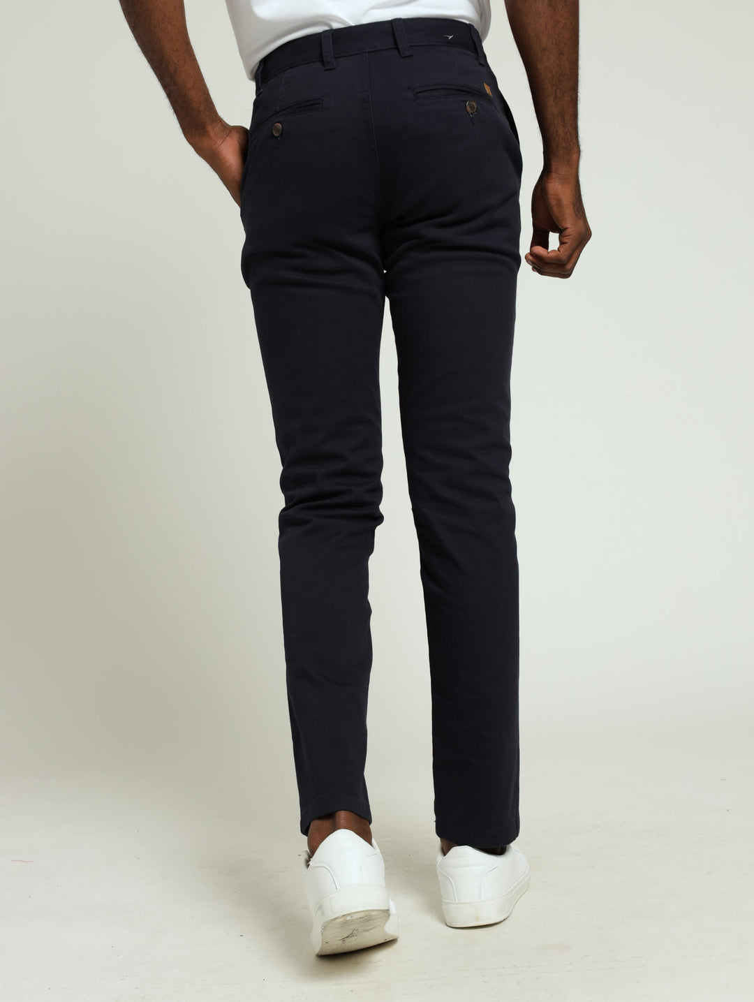 New Basic Straight Fit Chino - Navy