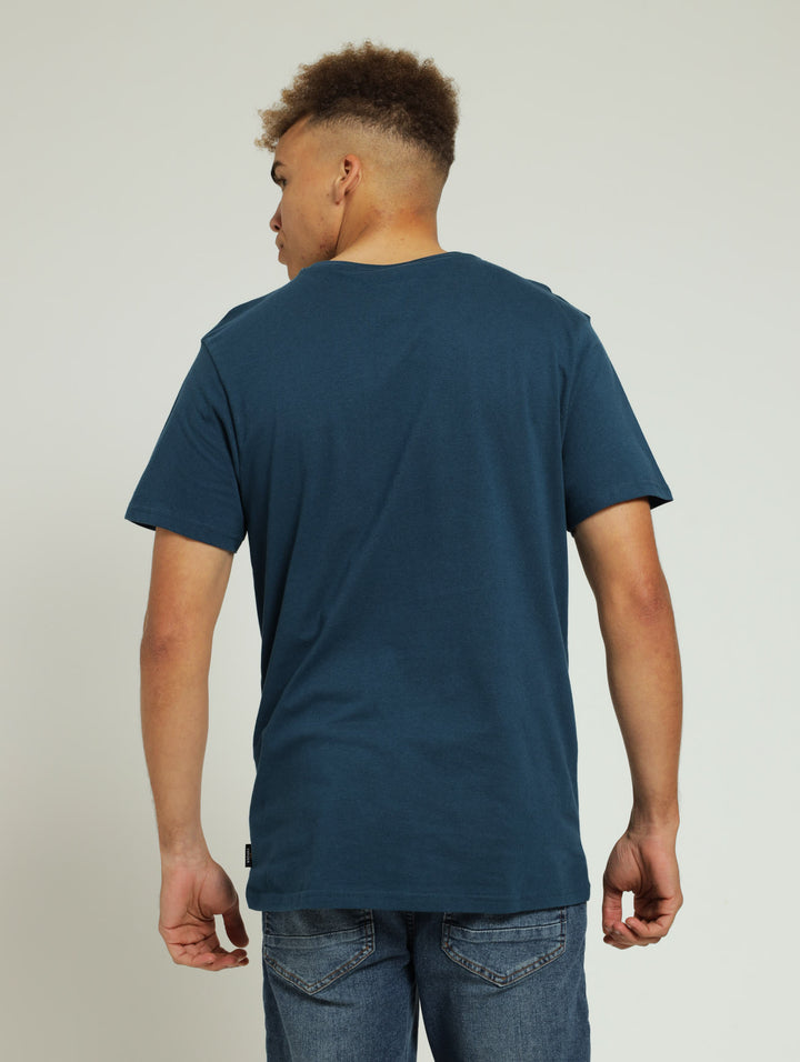 Basic Print Tee - Teal