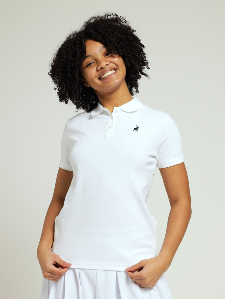 Girls Nina Golfer - White