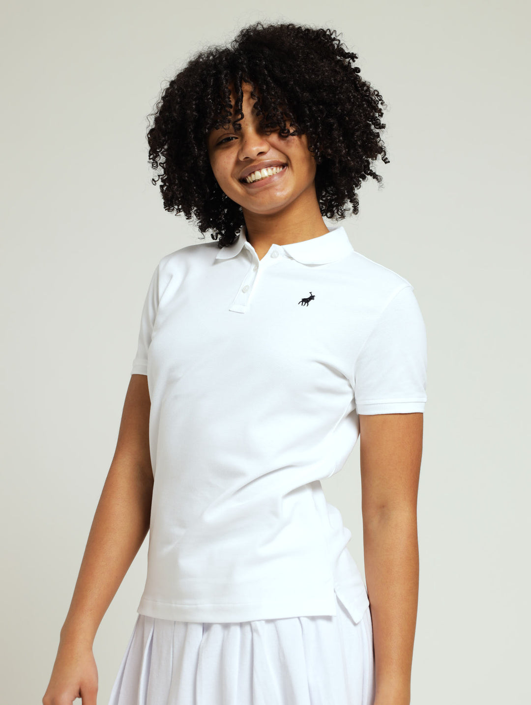 Girls Nina Golfer - White