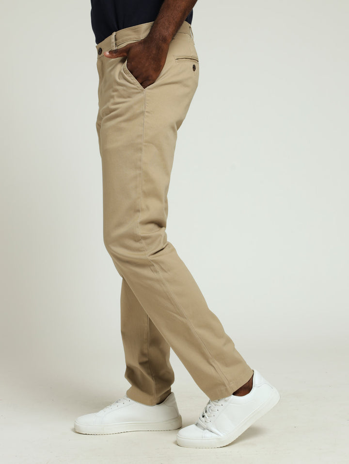 Slim Fit Chino - Stone