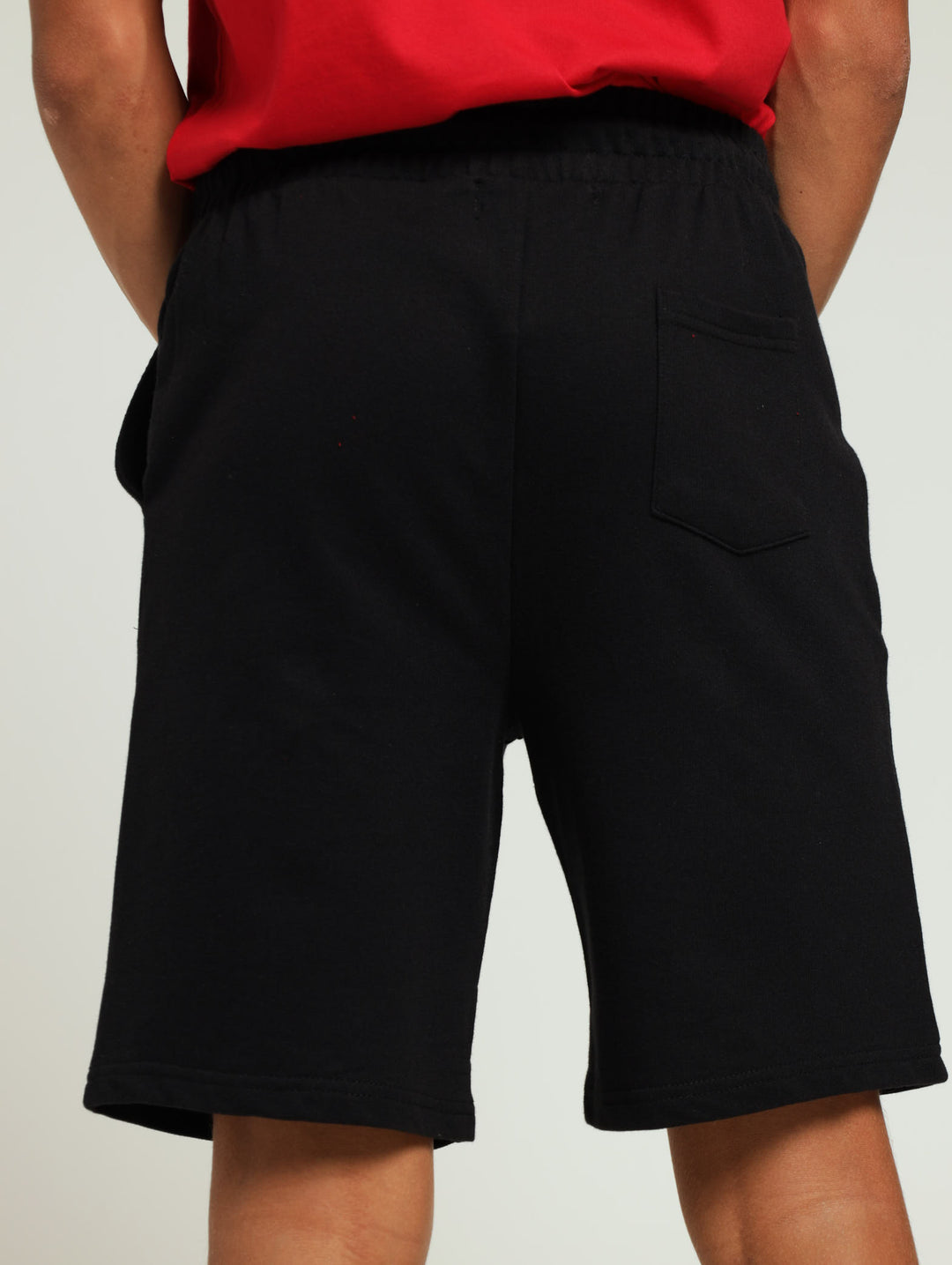 Boys Teddy Shorts - Black