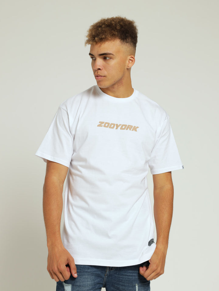 Photo Back Print Tee - White