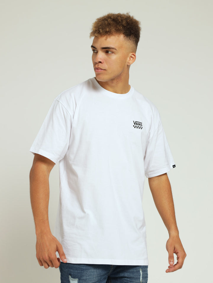 Left Chest Logo Tee - White