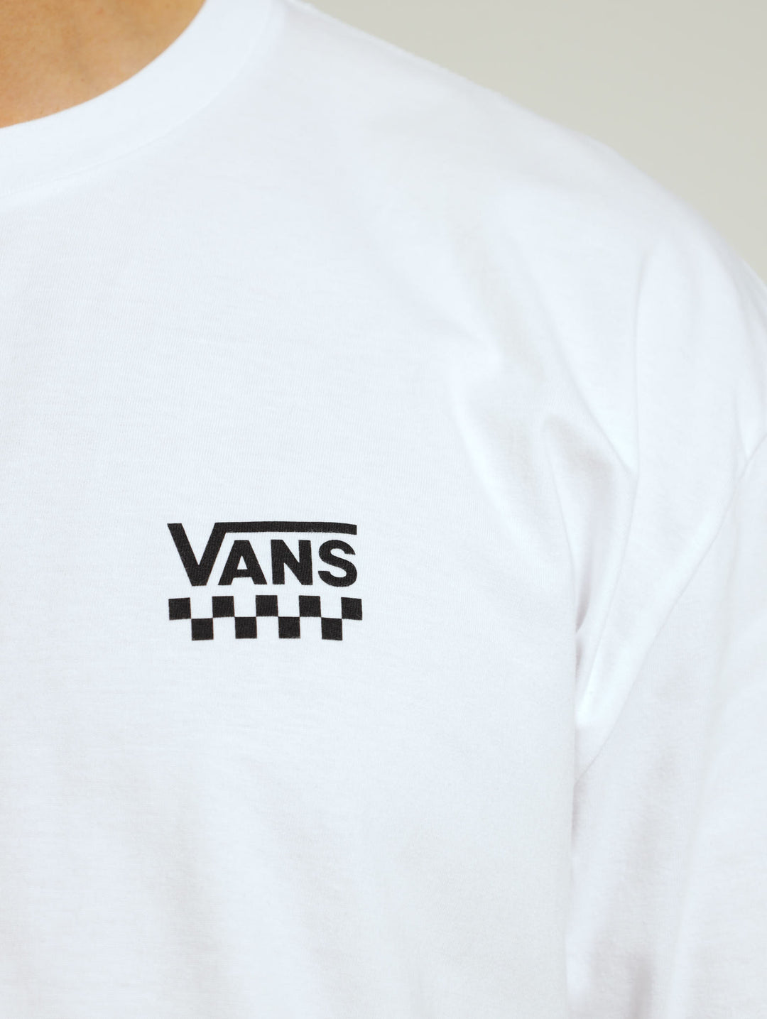 Left Chest Logo Tee - White