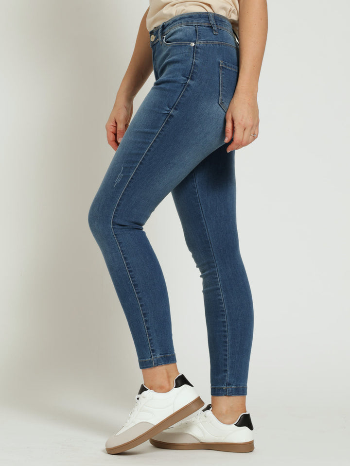 Push-Up Super Soft Premium Skinny Jean - Medium Wash